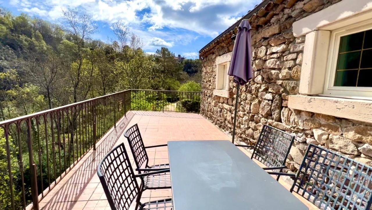 Logis Hotel Restaurant Le Domaine De L'Eau Vive Largentiere Exterior photo