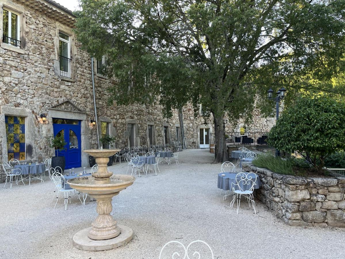 Logis Hotel Restaurant Le Domaine De L'Eau Vive Largentiere Exterior photo